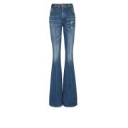 Utsvingte denim jeans