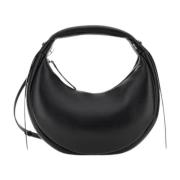 Svart Hobo Veske med Silke Tassel