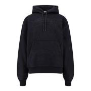 Svart Sweatshirt Hettegenser Aw24