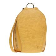 Pre-owned Leather backpacks