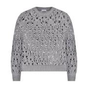 Strikket Pullover Sweater