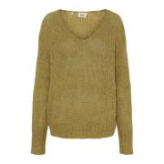 Mohair Blanding V-Hals Genser