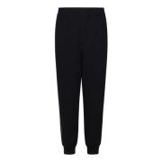 Sort Bomullsfleece Sweatpants Aw24