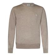 Beige Ull Crewneck Sweater