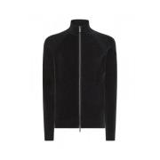 Høyhalset Velvet Full Zip Genser