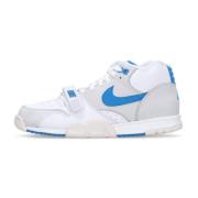 Høy Air Trainer 1 Sneaker Hvit/Blå