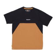 Svart/Hvete Cut Sew Tee