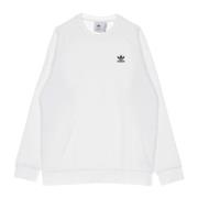 Essential Trefoil Crewneck Sweatshirt Hvit