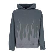 Flames Hoodie Grønn Herre