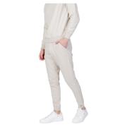 Klassiske Fleece Jogger Bukser Sand