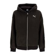 Chenille Full-zip Vinter Hoodie Svart