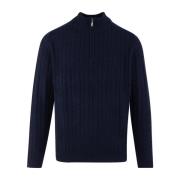 Blå Walt Half-Zip Topp