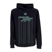 Svart Kontroll Hettegenser Lett Sweatshirt