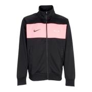 Track Jacket Svart/Rosa Skum Høy Krage