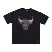 Chicago Bulls Mesh Tee Svart/Rød