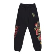 Drage Sweatpants Svart Fleece Elastisk