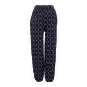 Monogram Svart Sweatpants Fleece Tracksuit