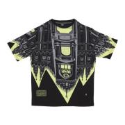 Milan Cathedral Print Tee Svart/Lime