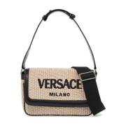 Milano Raffia Brodert Klaffveske