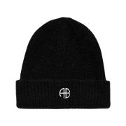 Alpakka Ull Beanie med Cardigan Detaljer