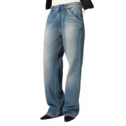 Lette brukte jeans rett passform