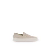 Semskede Slip-On Sneakers med Nummer Print