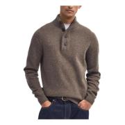 Essential Patch Half Zip Sweater