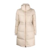 Beige Puffer & Down Coat