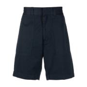 Casual Svarte Bomullsshorts