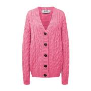 Rosa Cable-Knit V-Neck Sweater