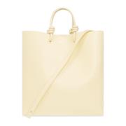 Skinn shopper veske