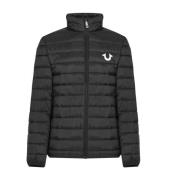 Horseshoe Logo Puffer Jacket Onyx Glidelås