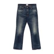 Blå Bootcut Denim Jeans