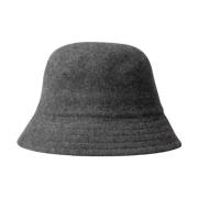 Grå Mamsen Bucket Hat 100% Ull