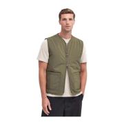 Grønn Quiltet Gilet Vest