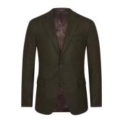 Grønn Fogerty Blazer Microstructure Regular Fit