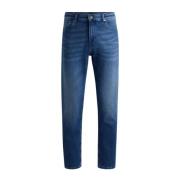 Blå Regular Fit Denim Jeans