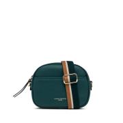 Hammret skinn crossbody veske