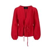 Chunky Cardigan - Bright Red