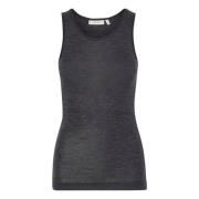 Granite Melange Ull Tank Top