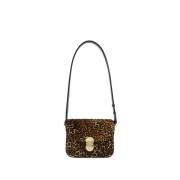 Leopardmønstret Crossbody-veske