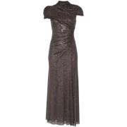 Elegant Rhinestone Midi Kjole