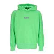 Stor Logo Lettvekts Hoodie Lime/Lilla