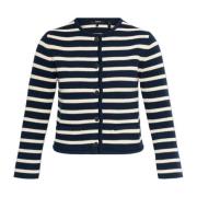 Cardigan med stripemønster