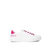 Sport Logo Sneakers Hvit/Rosa Gummi