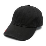 Svart Bomull Baseball Cap