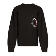 Sweatshirt med logo