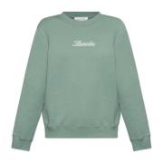 Sweatshirt med brodert logo