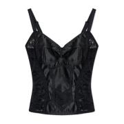 Lingerie-stil topp