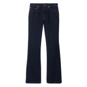 Indigo Denim Flared Jeans